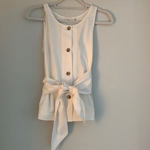 Wilfred by Aritzia cotton poplin top